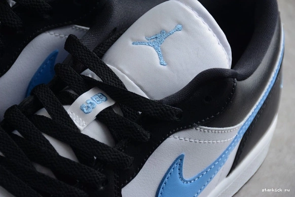 Low 1 Black (W)  DC0774-041 Blue DC0774-041 White University Jordan 0104